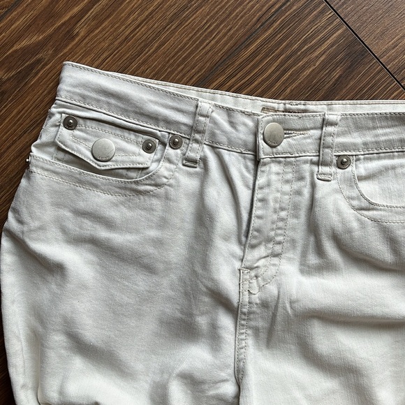 Zana Di Stretch Mid-Rise Flare Vintage Jeans - Off-White - Picture 5 of 11